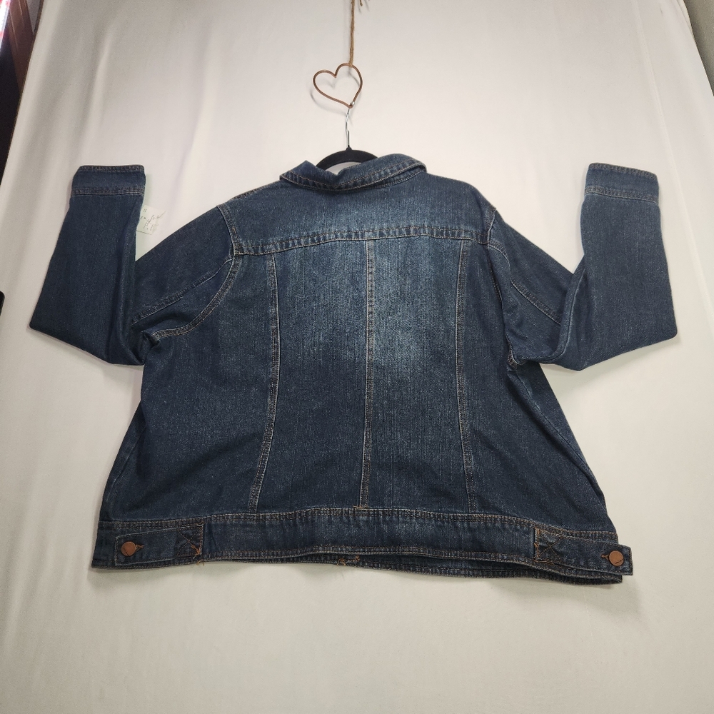 NWT Jou Jou Indigo Denim Jacket 3XL - Picture 2 of 7
